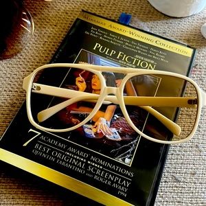 Vintage Retro White Sunglasses